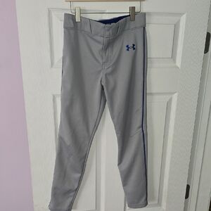 Under Armour Gray Athletic BASEBALL Pants